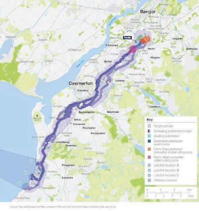 Scheme to bring giant power cable ashore in Gwynedd