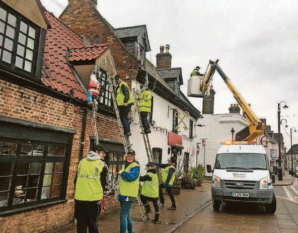 Town's appeal for £50k and volunteers to keep Christmas lights ON