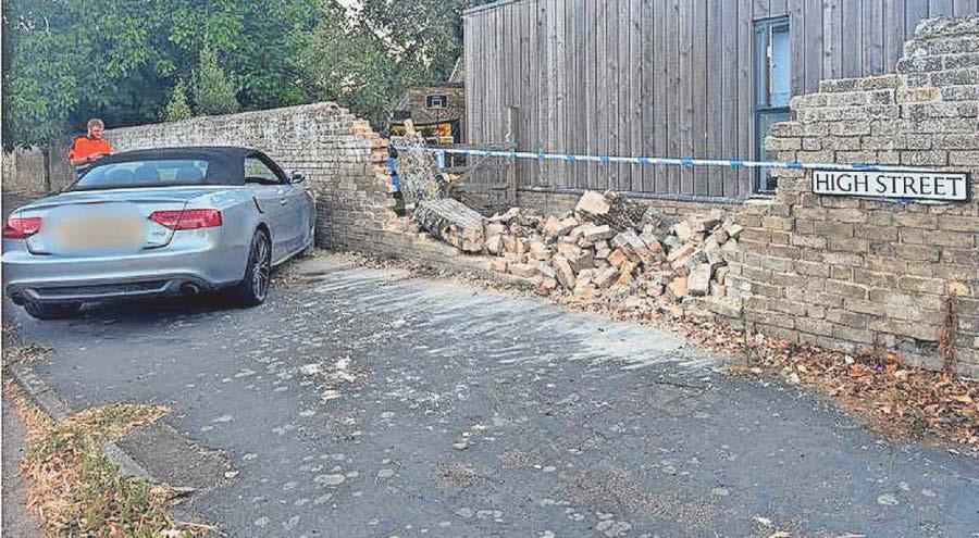 Driver is held after car crashes into house wall | Cambridge News ...