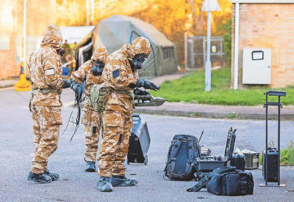 Chilling drill helps to prepare services for a deadly reality