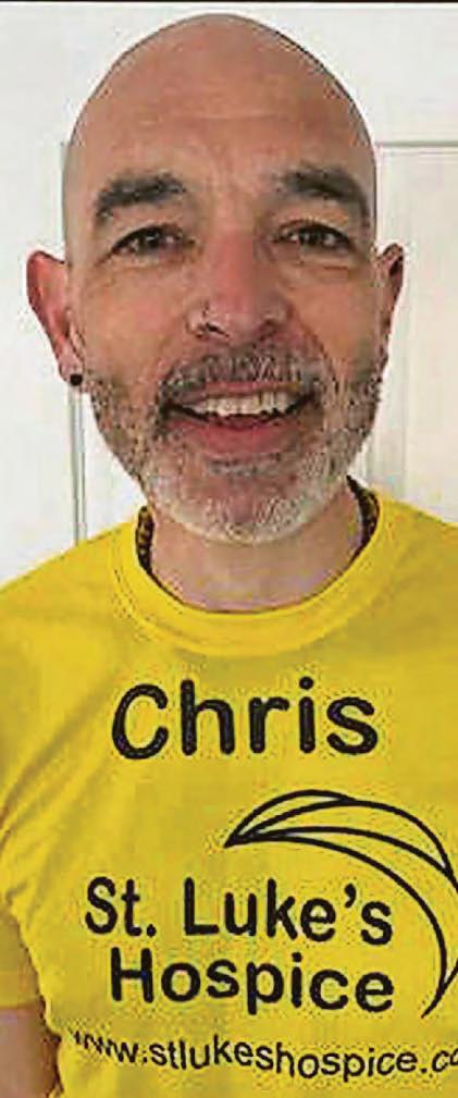 Chris takes on marathon test in memory of his wife Natalie