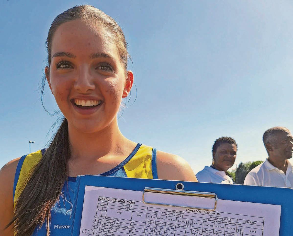 Baker rises to the occasion for Havering with new club best