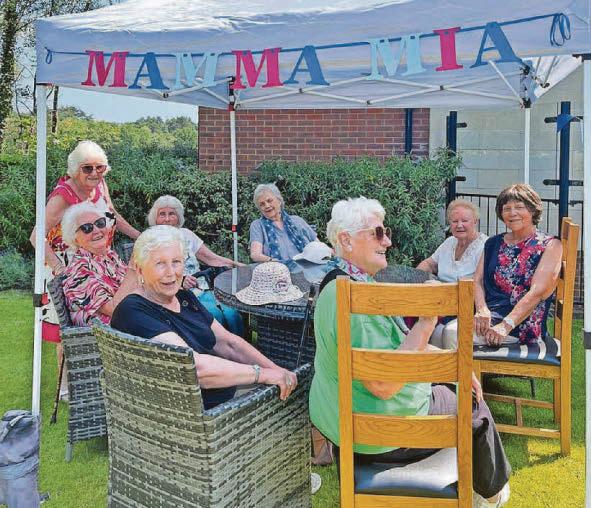 Thriving decade celebrated at care home