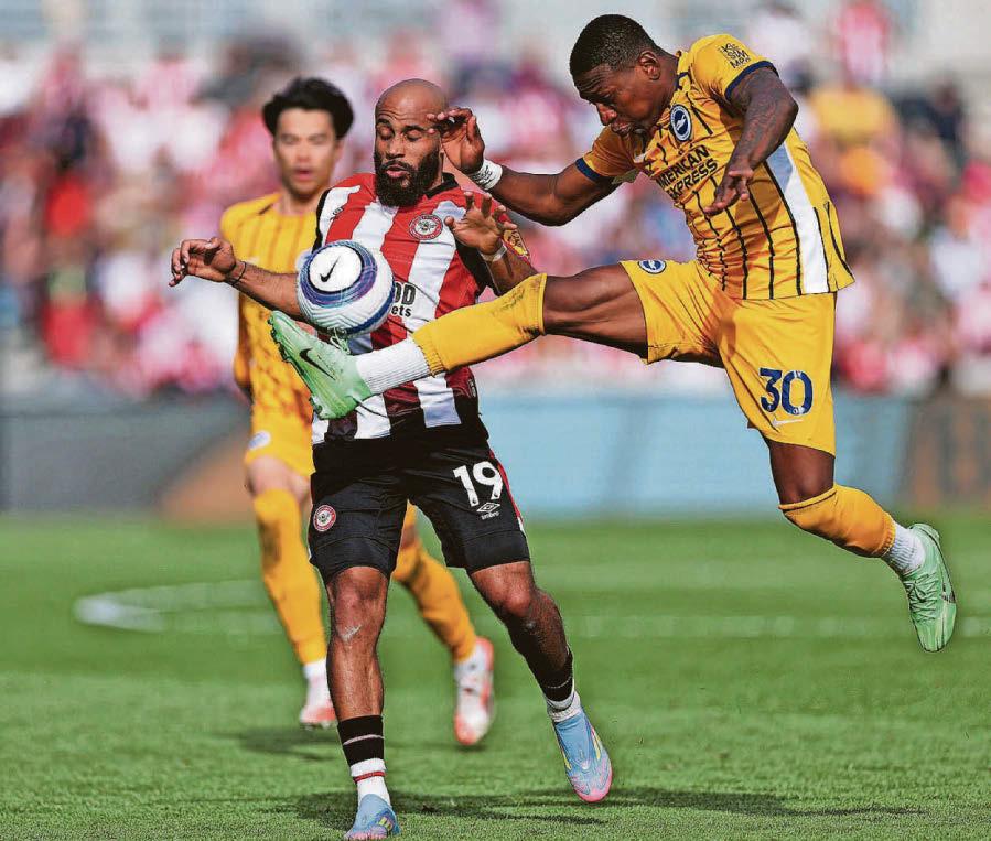 Mbeumo double keeps Europe hopes alive