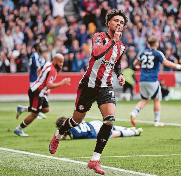 Schade doubles up as seven-goal thriller keeps Europe door open for Bees