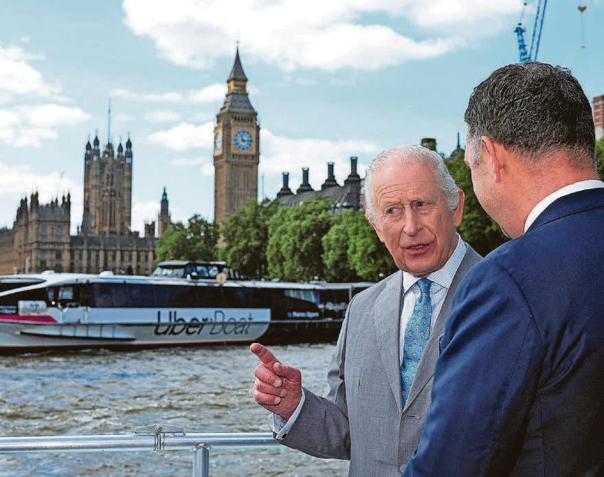 King Charles gets on board with Thames Tideway as project comes to an end