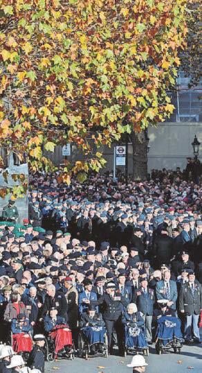 King leads tributes to fallen
