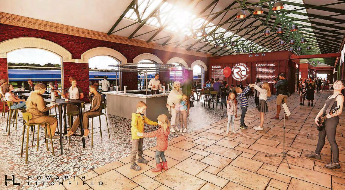 Images project 'new chapter' for rail station