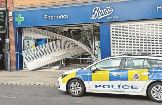 Probe after Boots store hit by ram-raiders