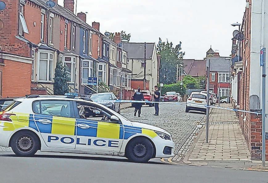'Shot fired' and man with slash wound is arrested