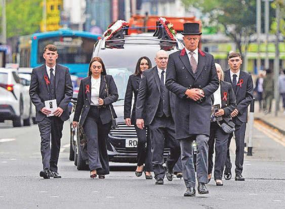 'It was a beautiful tribute... he would have been so proud of it all'