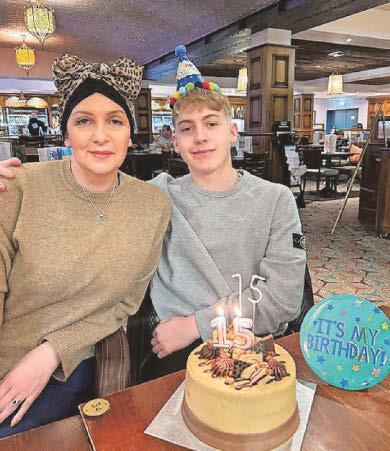 Lewis raises cash for cancer charity as he supports mum
