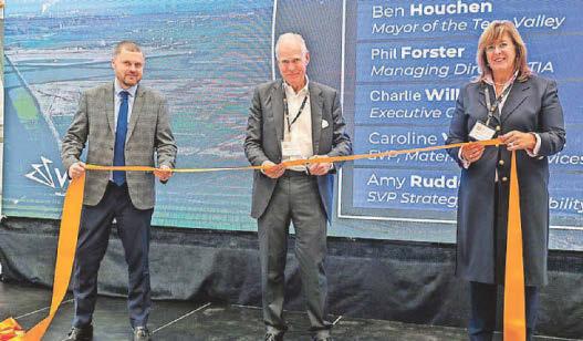 Twin-bay hangar officially opened