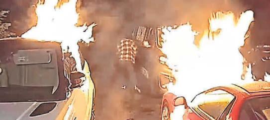 Arson attack probe arrest