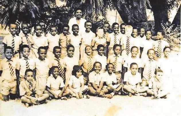 Smiles say it all as friends are reunited