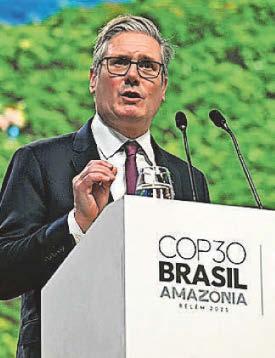 Starmer promises UK will double down on net zero