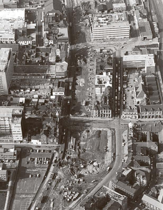 A bird's eye view fixed on the past