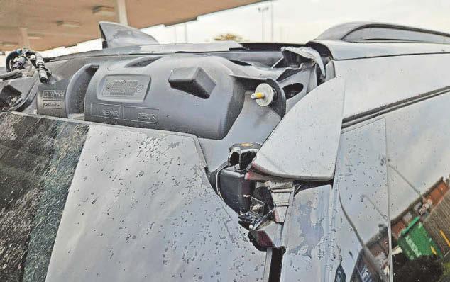 Claim vehicle damaged by car wash