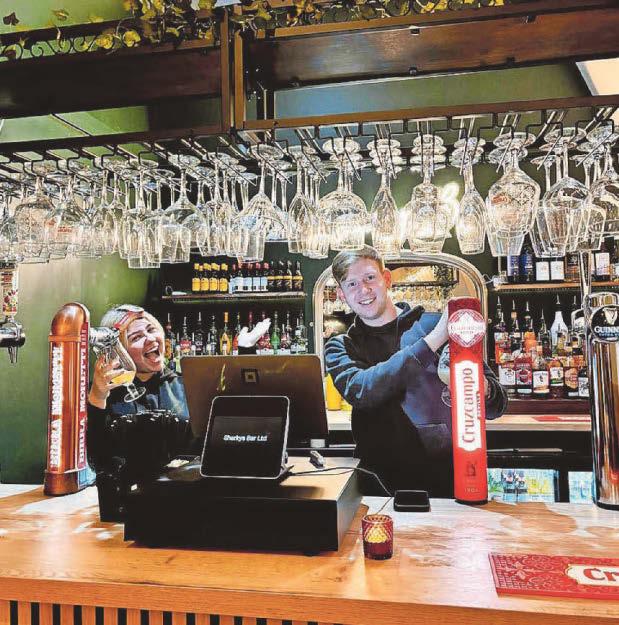 Monica takes the plunge to open bar as tribute to dad 'Sharky'
