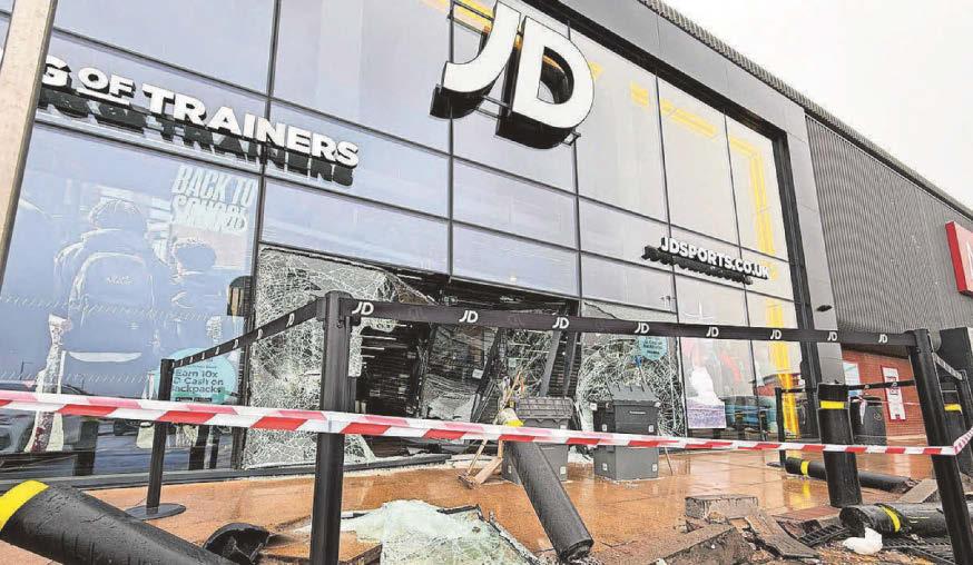 Member of flatbed lorries ram-raids gang jailed for year