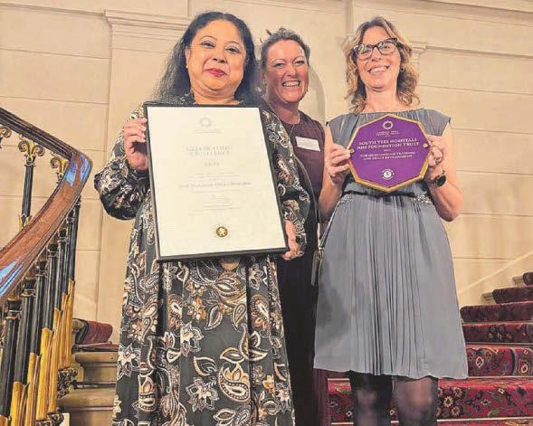 Trust's royal award for its leadership training