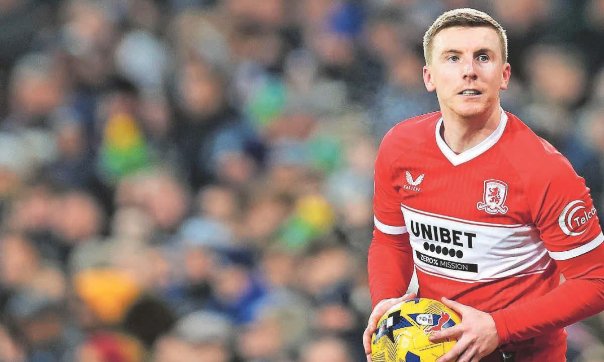 Targett to see out rest of the season with Boro