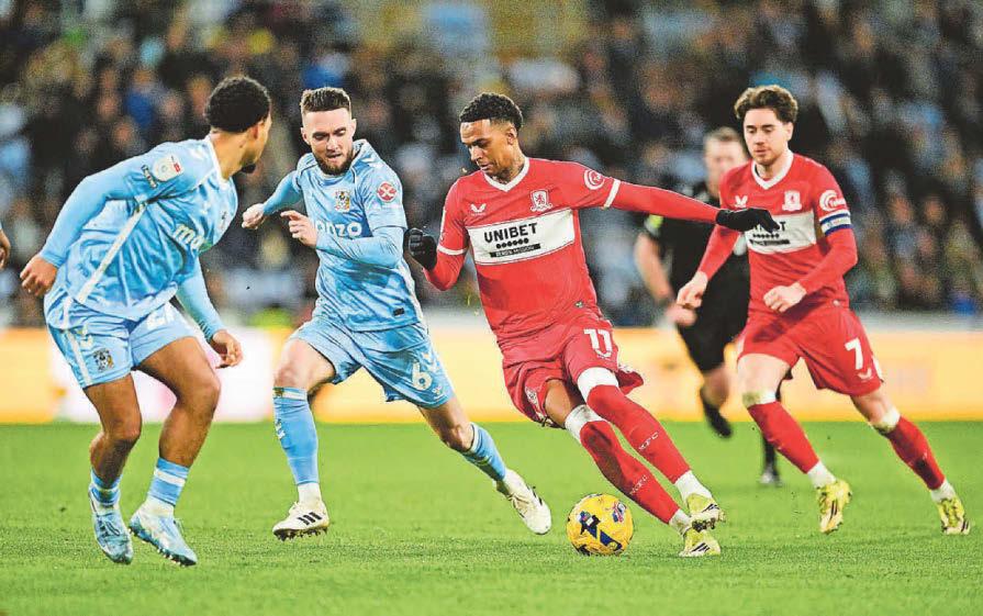 Curse of Sky Blues goes on as Boro lose top spot