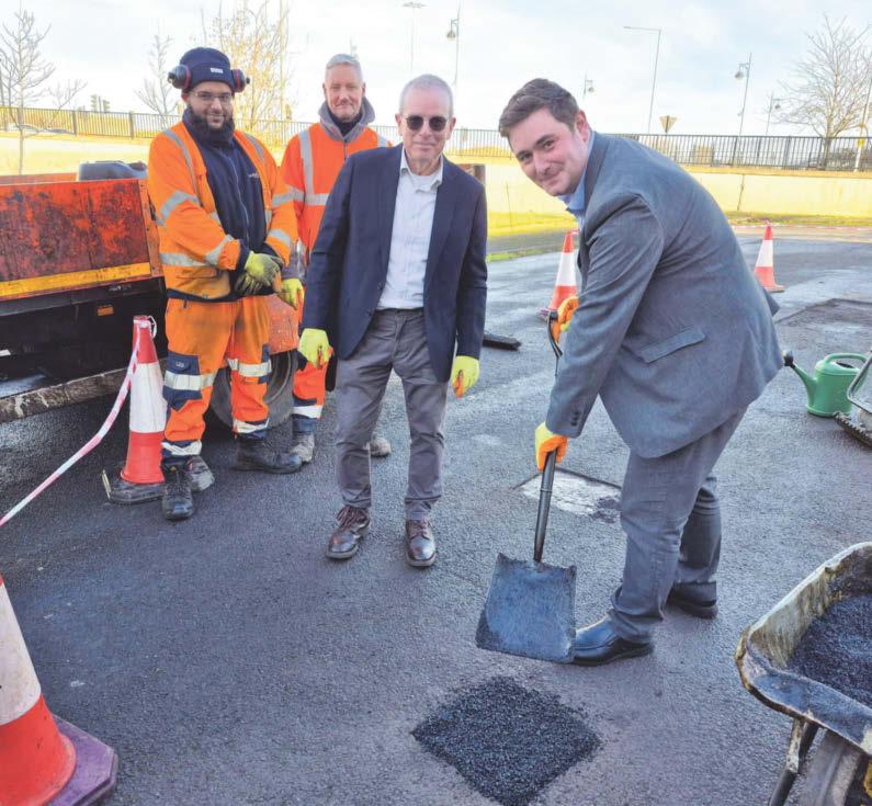 Making a 'hole' load of progress on road repairs