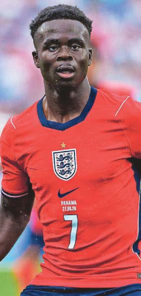 Saka ‘doesn't look right’ for Three Lions