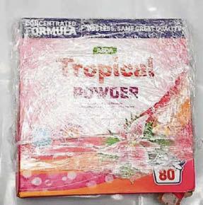 Three charged over £950k washing powder box haul