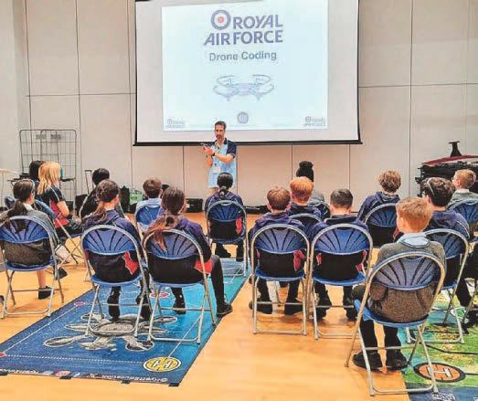 STEM gets hands-on with RAF drone skills session