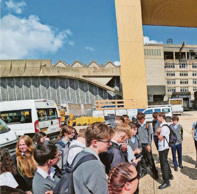 Science students inspired by airport event