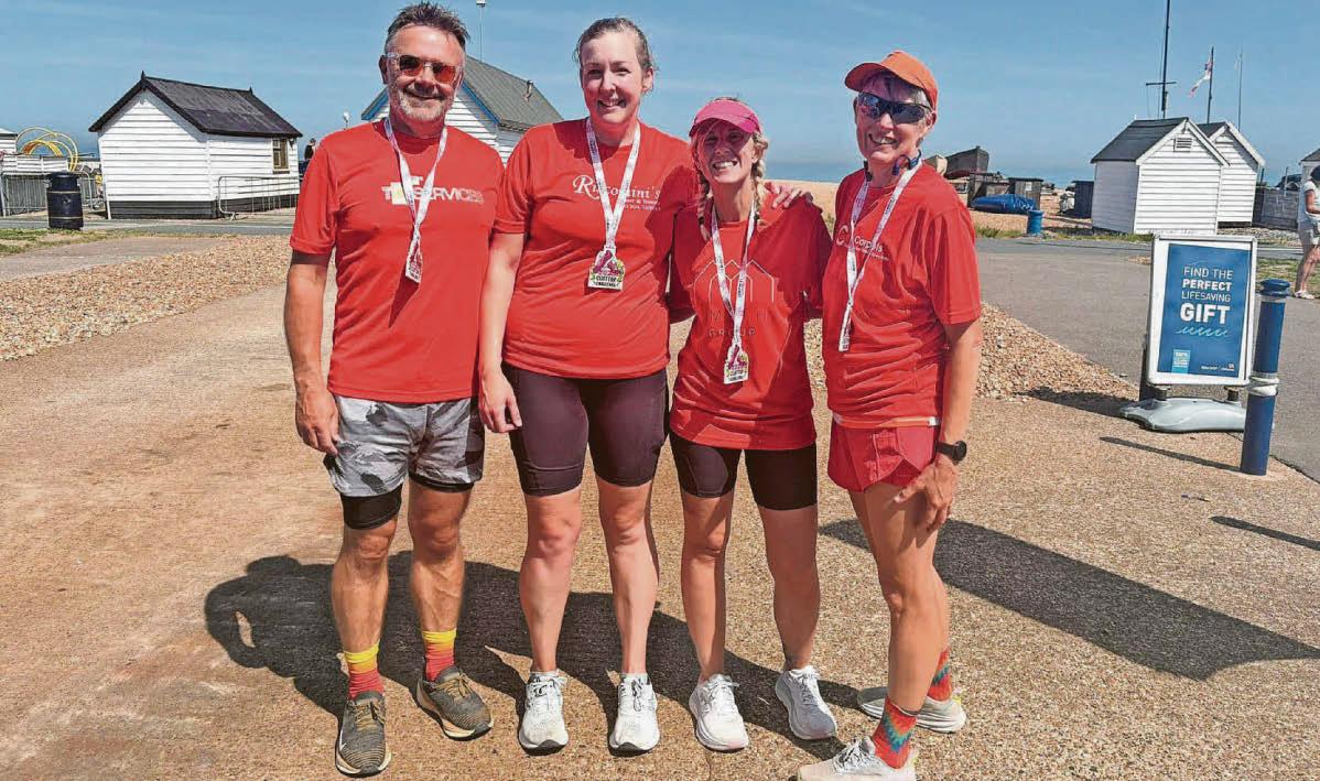 Harriers take on Clifftop race