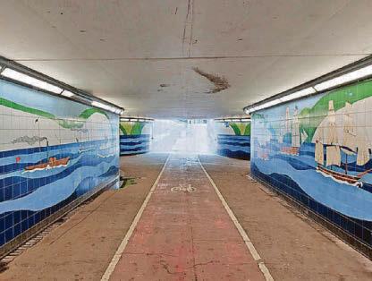 Work begins on facelift for Townwall Street underpass