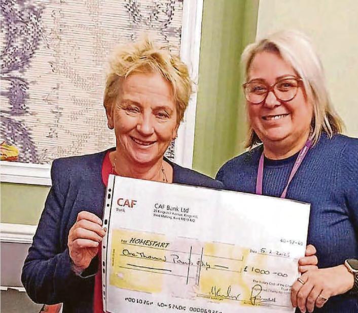 Community support service gets boost from Rotary club