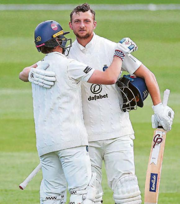 Hollman's century paves way for dramatic defeat for Kent