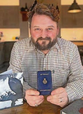 Charity shop worker gifts family with a piece of wartime history