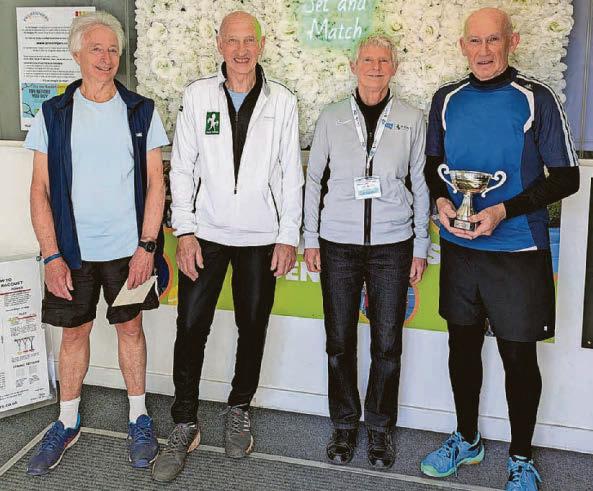 Winners crowned at 2025 Kent Senior Tennis Finals