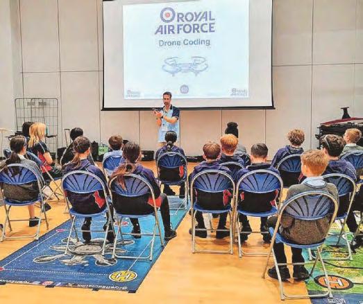 STEM gets hands-on with RAF drone skills session