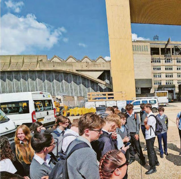 Science students inspired by airport event