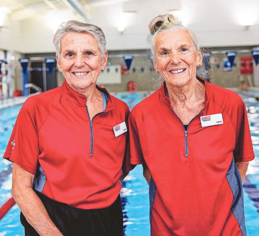 Sisters still making a splash in the pool at the age of 80