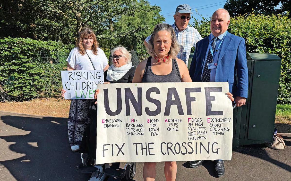 Parents' anger over removal of safety barriers near school