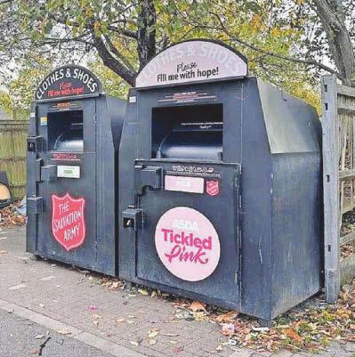 Grieving mum fined for giving late husband's clothes to charity