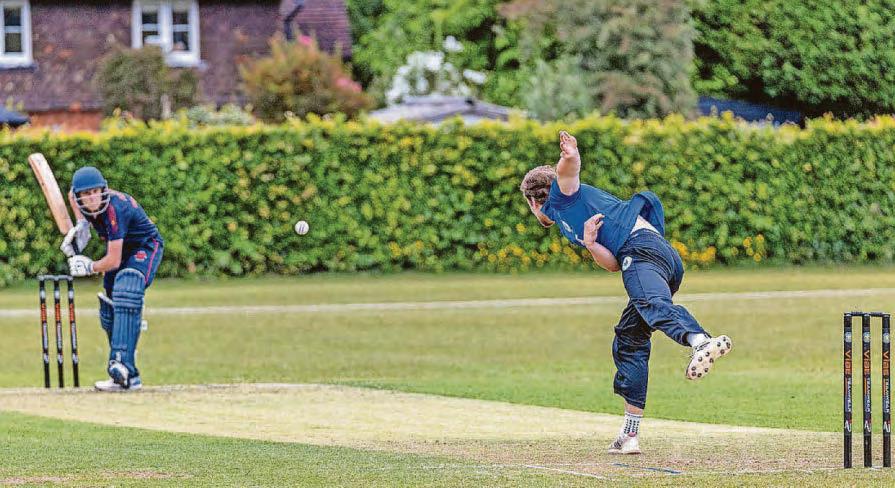 Rain ends competitive tussle at Pixham Lane