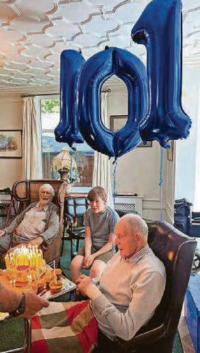 Mary celebrates 100 years during double birthday bash