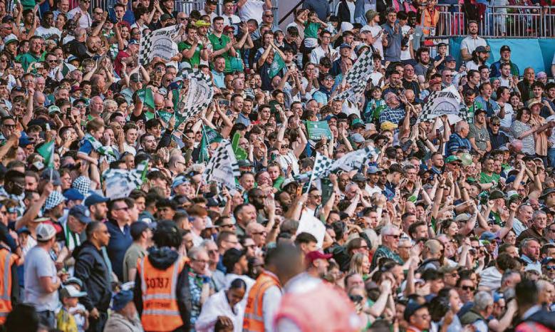 Fans follow Whyteleafe to Wembley