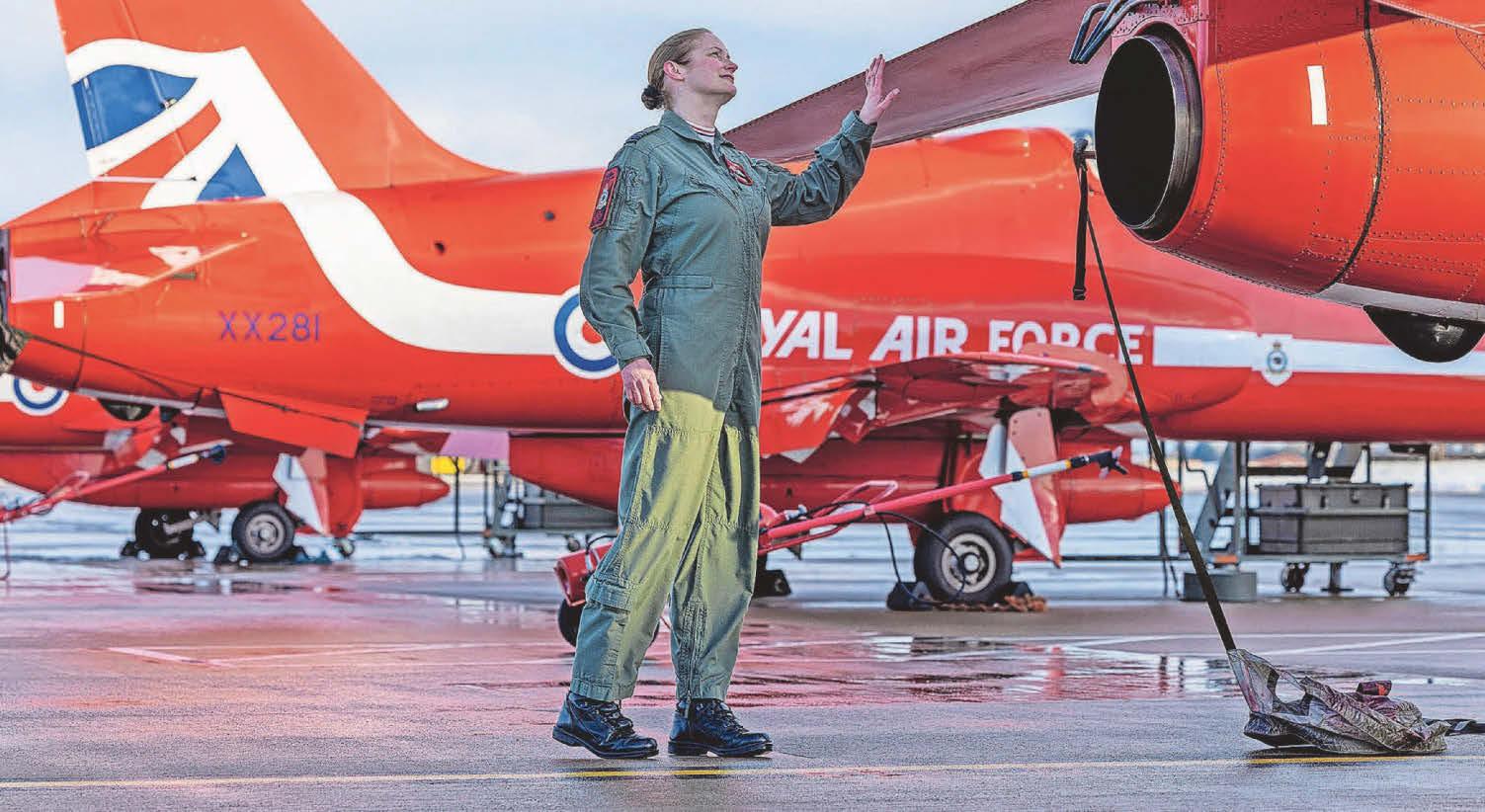 Red letter day for pilot Sasha