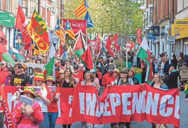 THOUSANDS JOIN WALES INDY MARCH