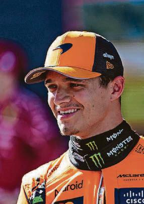 NORRIS FEELS BACK TO HIS OLD SELF WITH POLE POSITION