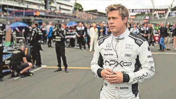 You feel like you're at a real Grand Prix, because we were...